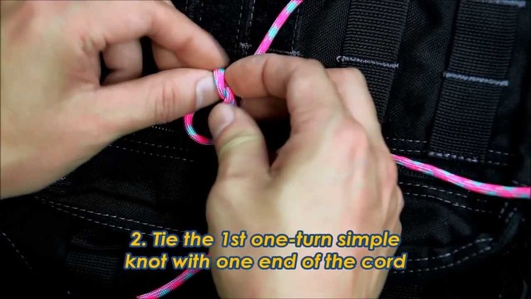 How To Tie A Fisherman's Bend Knot Zipperpull by Vanquest