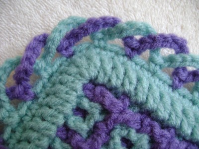 Interlocking Crochet™ - Criss-Cross Edging