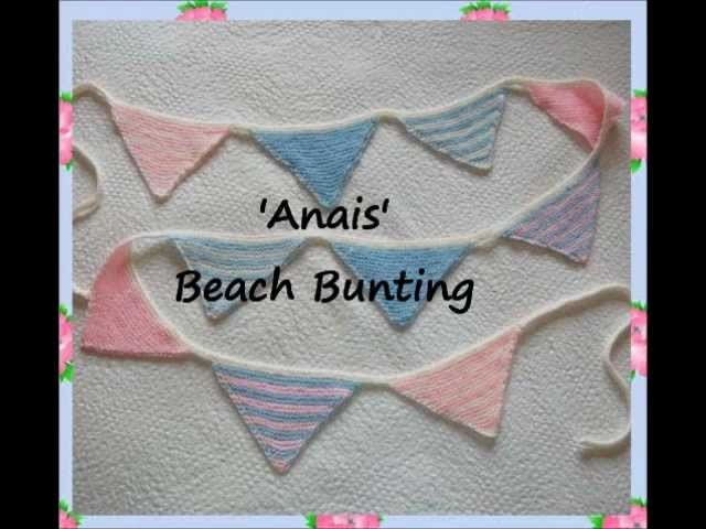 Knitting Pattern Anais Country Cottage Shabby Chic Style Beach Nautical Bunting Pendants 4 ply Yarn