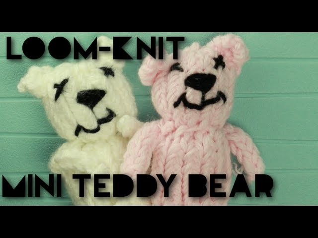 Loom-knit Mini Bear!