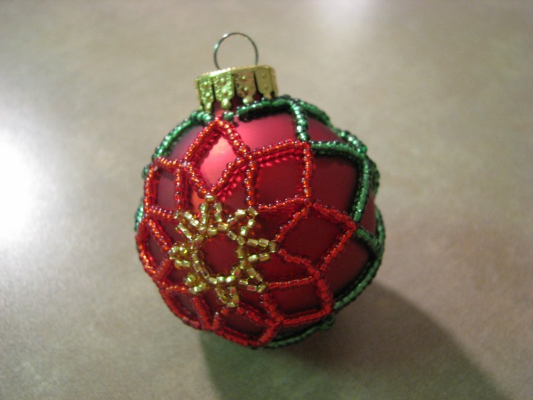 Miniture Poinsettia Ornament