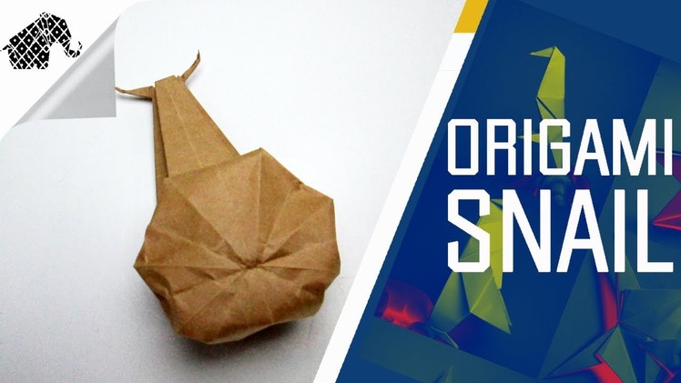 Origami - How To Make An Origami Snail