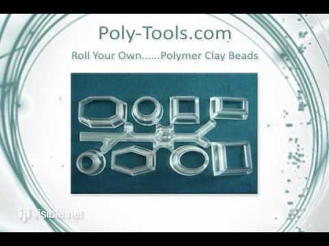Poly Tools - Polymer Clay Cutters Bead Rollers Craft Supplies