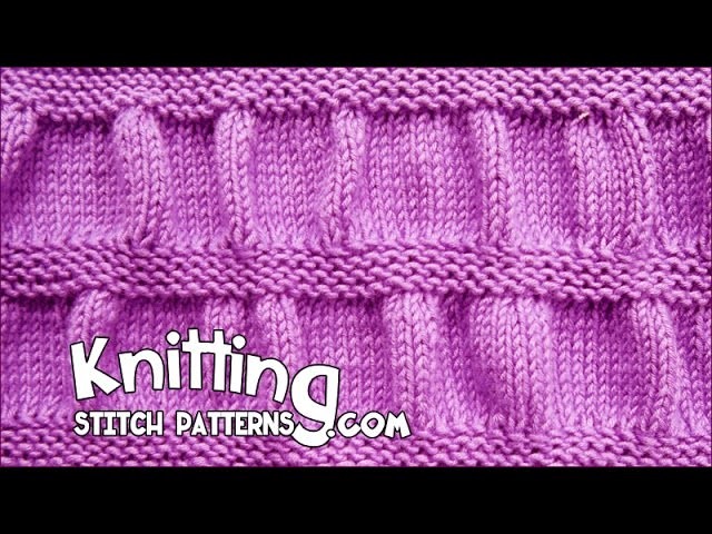 Ruching - Garter Stitch Stripe