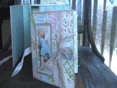 Scrapbook Mini Little Darlings Altered Box 5x5 Graphic 45 by Sew Scrappin Id Amy