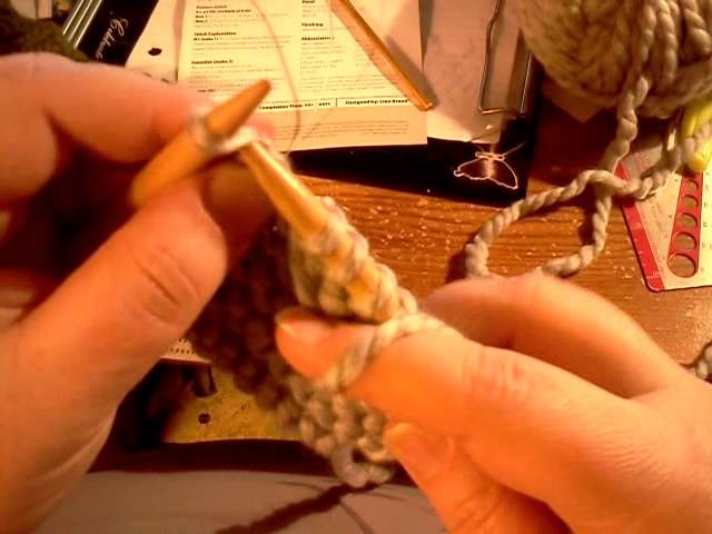 Slip last stitch in garder stitch - knitting