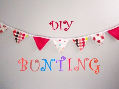 {Step by Step Sewing} DIY Fabric Bunting