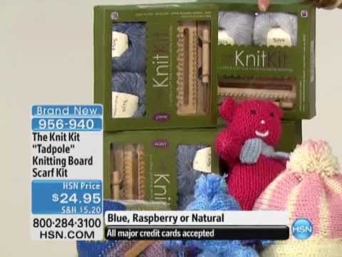 Tadpole Knitting Board Complete Scarf Kit by The Knit Kit