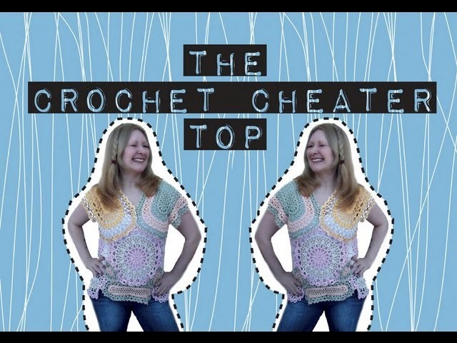The Crochet Cheater Top: how-to fake crochet & refashion those vintage doilies