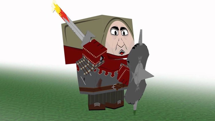 The Witcher 2: Papercraft of Kings