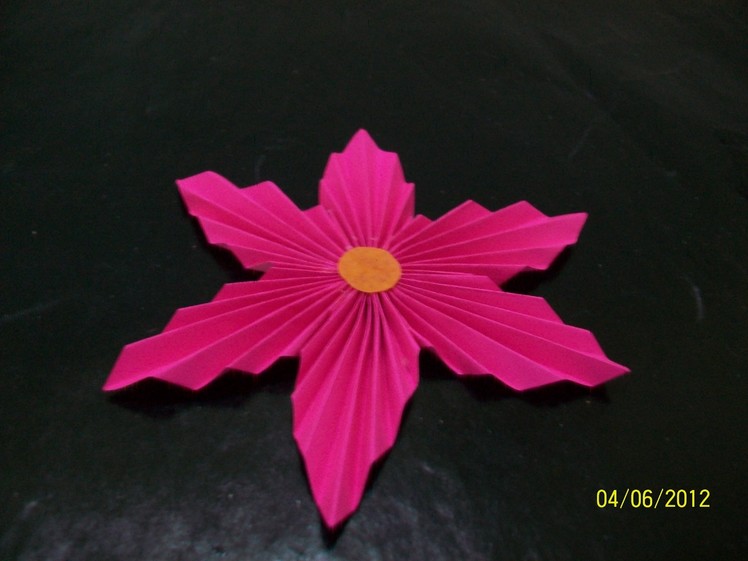 Wall decoration - quilled flower - paper craft