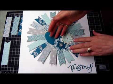 A Holiday Wreath for Your 12x12 Scrapbook Page