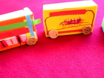 Arts-Crafts_Cardboard box and paper train