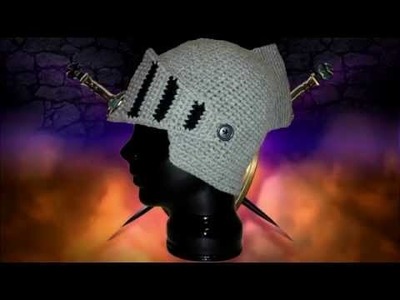 Authentic Soul Crochet Knight Helmet Armour Hat