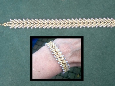 Beading4perfectionists : Stitch nr 11: Basic St. Petersburg, single and double row beading tutorial