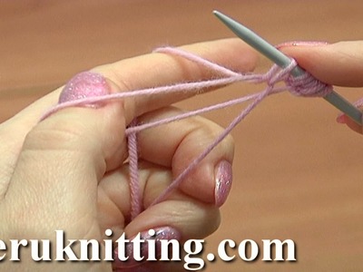 Cast-On Stitches On One Needle Tutorial 1 Method 11 of 18 Two-Strand Cast On
