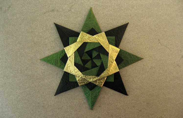 Christmas Origami Instructions: Braided Corona Star (Maria Sinayskaya)
