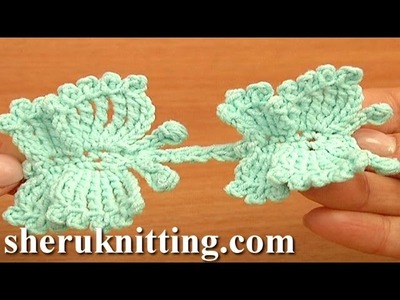 Crochet Butterfly Cord Tutorial 57 How to Crochet Butterflies