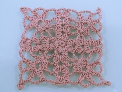 Crochet Granny Square Pattern #4 part 2 of 2