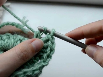 Crochet Lessons - How to work the Crocodile Stitch - Part 4