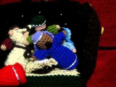 Crocheted Nativity Scene