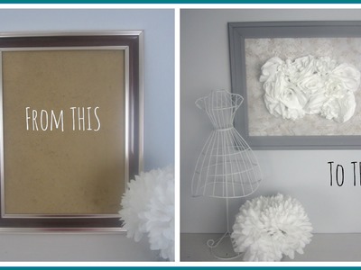 {DIY Decor} From Outdated Frame to Vintage Inspired Art