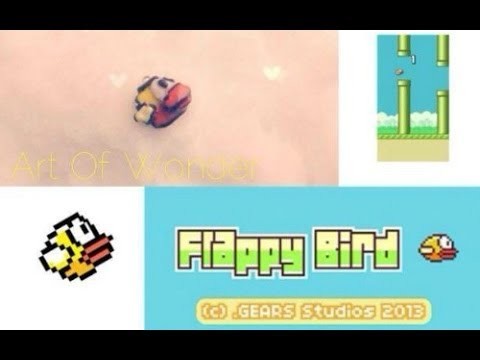 DIY Flappy Bird Charm | Polymer Clay Tutorial