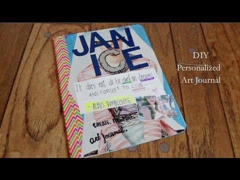 DIY Gift: Personalized Art Journal (Cheap & Easy)