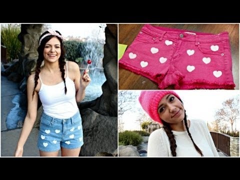 DIY Heart Shorts + Valentine's Day Essentials!