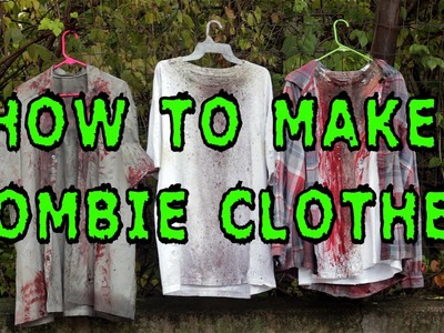DIY: How To Make Zombie Clothes
