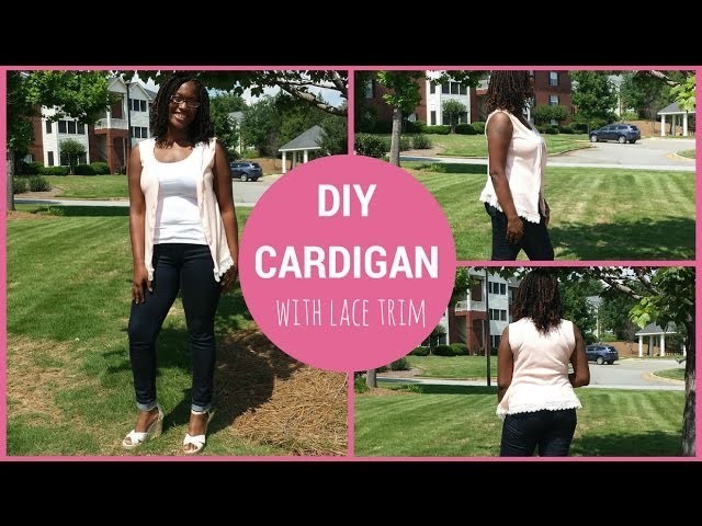 DIY: How to Sew a Cardigan with Lace Trim