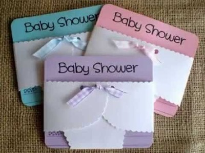 DIY Ideas for homemade baby shower invitations decorations