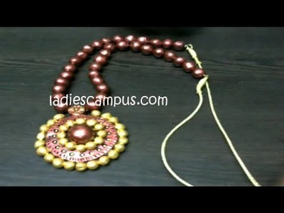 DIY | Learn Terracotta jewellery Garland making - Part 2 (c)