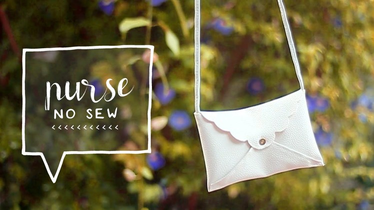 DIY Mini Cross Body Bag | No Sewing (How to Make a DIY Clutch Purse)
