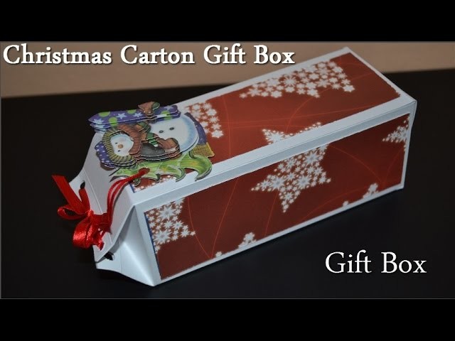 DIY Origami Christmas Gift Box - Tutorial
