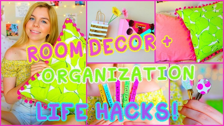 DIY Room Decor & Organization Life Hacks!