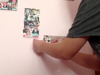 DIY: Room Decor Frames With JUSTIN BIEBER stickers