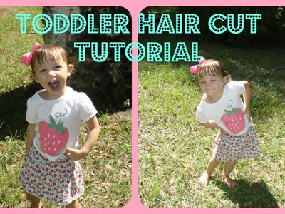 DIY Toddler Hair Cut Tutorial