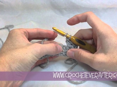 Double Crochet Tutorial #3: DC into the Middle of the Row