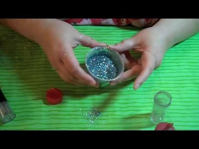Glitter leftovers || DIY Craft Projects
