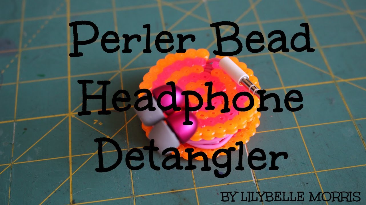 Headphone Detangler from Perler Beads LilyBelle Morris