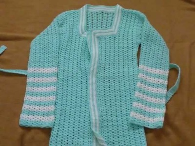 How to crochet a simple Vintage cardigan for all season