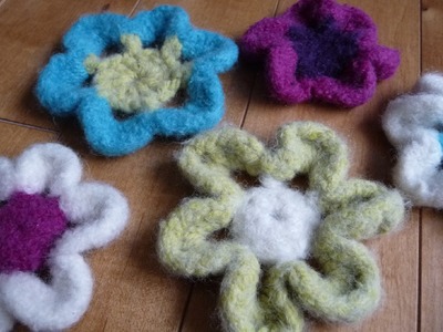 How to Crochet Whimsical Felted Flower