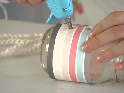 How to Decorate Pint Size Jars : Knitting & Jar Crafts