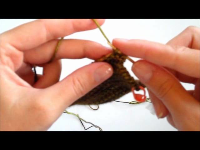 How to Knit a Twisted Stitch- How to Knit Through the Back Loop
