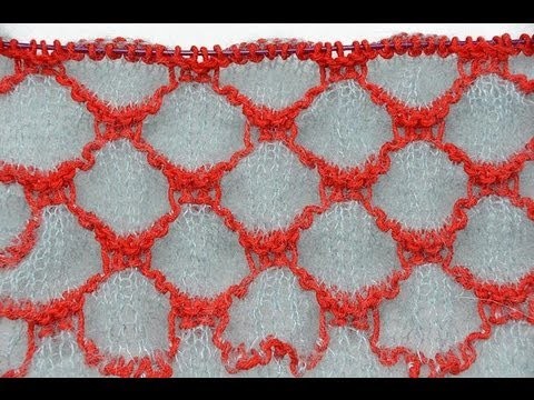 How to Knit * Honeycomb Shibori Shawl or Stole * Knitting Stitch