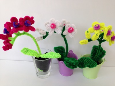 How to make a Pipe Cleaner Orchid