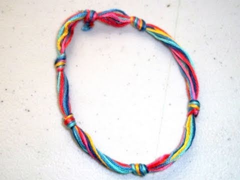 How to make a simple thread bracelet - EP