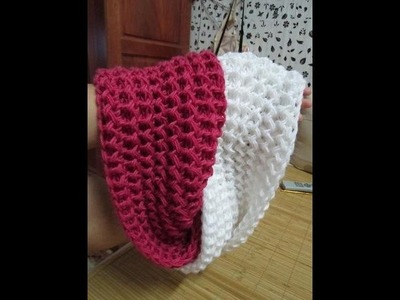 [How to make] Scarf Knitting Pattern - Hướng dẫn đan khăn kiểu xương cá