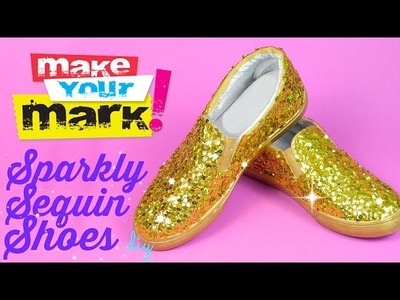How to: Sequin Shoes DIY